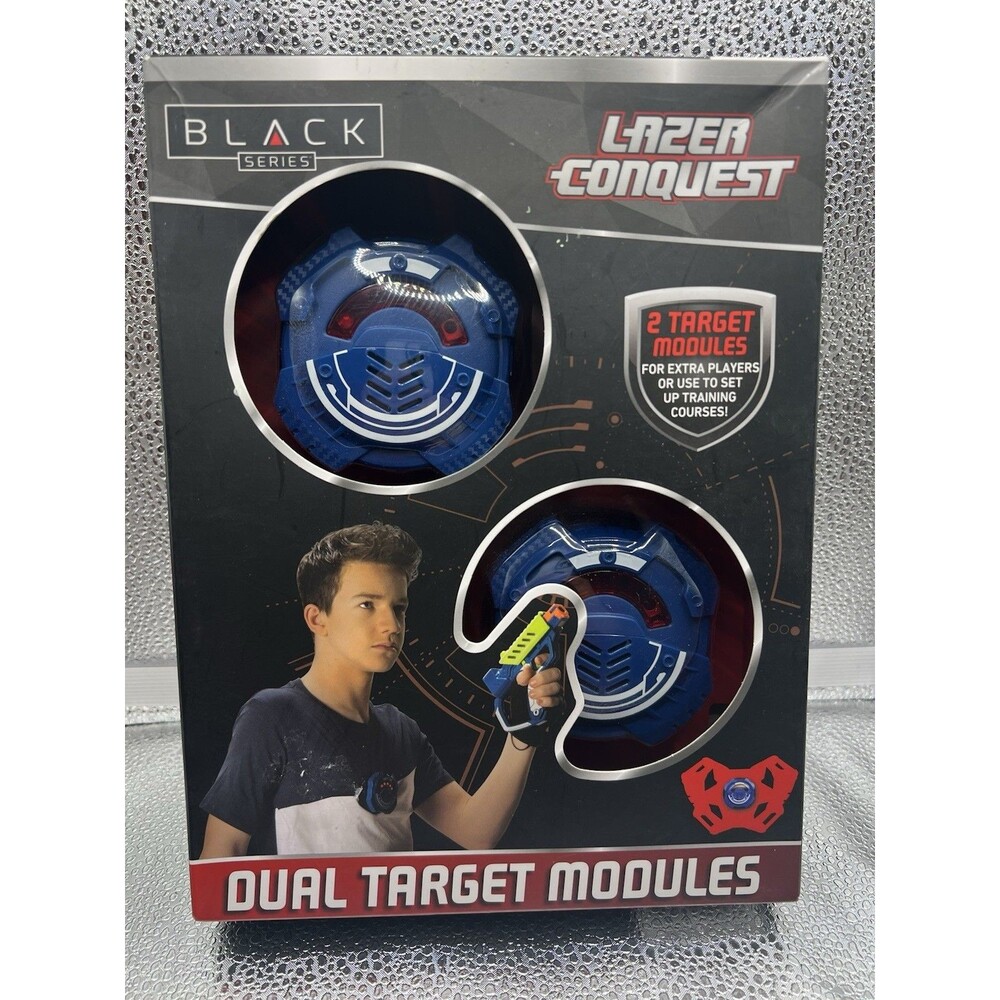NIP Sharper Image Black Series Laser Lazer Conquest Dual Target Modules Set of 2